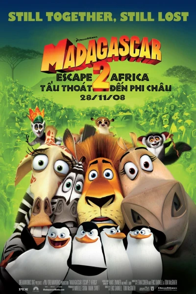 Madagascar 2: Tẩu Thoát Đến Châu Phi - Madagascar: Escape 2 Africa (2008)